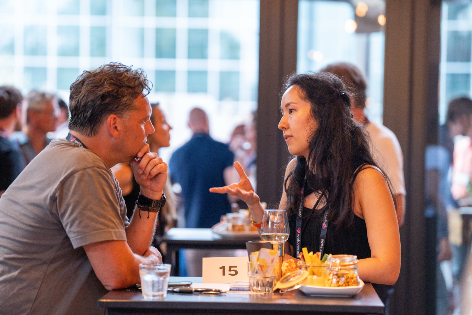 B2B SaaS founders and investors meeting at SaaS Funding Night